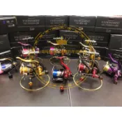 阿曼達 捲線器 展示架 松田稔 手把 MST 手煞車柄 紅蟳 白蟳 DAIWA SUNLINE