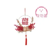 (店+)新年裝飾 過年裝飾 春節 過年花環 發光掛環 新年佈置 春節佈置 裝飾 大門裝飾 春節裝飾 過年 新年KK