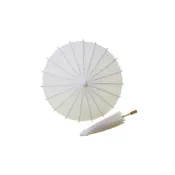 (店+)12吋空白紙傘 DIY彩繪紙傘 直徑約30cm /一支入 白紙傘 DIY白色綿紙傘 空白傘 彩繪傘 表演傘 畫畫傘 手工