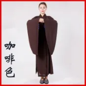 【福堂+實拍】緣思梵僧衣海青居士服女禪修服海清僧服袈裟大褂僧鞋男夏季長衫【免運】