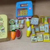 （二手玩具）易保玩具 正品 角落小夥伴冰箱組+ 角落生物收銀機遊戲組 角落小夥伴廚房玩具 扮家家酒
