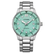 大高雄鐘錶城 CITIZEN 星辰 Mechanical NJ0191-83M 聖誕推薦款 綠色面盤自動上鍊機械男錶 綠面 40mm｜樂天領券現折★全館特惠中★指定刷卡回饋10%