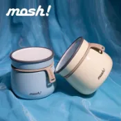 mosh!悶燒罐 拿鐵撞色系列 保溫悶燒杯 保溫罐 350ml 480ml 保溫壺