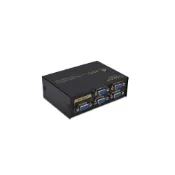 (店+)電腦螢幕切換器 2進1出 4進1出 VGA切換器 1對2 VGA切換器 共享器 VGA螢幕切換器