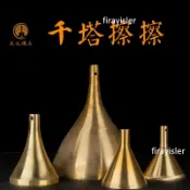 新品 下殺*尼泊爾佛教藏式純銅佛塔模具擦擦擦什貢100佛塔百塔模具佛教琺器