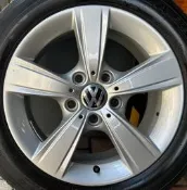 中古BMW原廠16吋鋁圈含胎 福斯 VW T5 T6 五孔120 