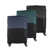 【Samsonite 新秀麗】25吋 STRARIUM 前開式/上掀式可擴充布面軟殼防潑水行李箱/布箱/旅行箱(多色可選)