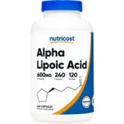 現貨『美國原裝進口』 Nutricost Alpha Lipoic Acid α- 硫辛酸補劑 600 毫克 240粒入