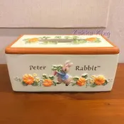 彼得兔 比得兔 南瓜面紙盒 PETER RABBIT 面紙盒 抽紙盒 衛生紙盒 居家客廳房間民宿店面餐 ☆HOME家飾☆