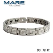 § 全館7折 § 【Mare】㊣316L白鋼手鍊： 雙L(寬) 款【售後服務&保固12個月】
