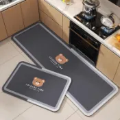 可客製 吸水吸油 止滑 廚房地墊 矽藻土地墊 珪藻土軟地墊 軟式硅藻土地墊 腳踏墊 浴室 長地墊 地毯 防滑