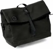 及時雨 生活好物選品 FAIRWEATHER Brompton Bag Wax Black 有框架款 石蠟帆布前掛包 20～28L 日本製