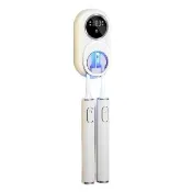 YIZ藝匠 牙刷消毒器 牙刷消毒烘幹器 雙人款（烘幹+消毒+紅外感應揮手開蓋 T-C充電 防黴防蟑螂）