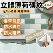 【台灣發貨】清新風格 立體紅磚牆 防水防油 厚不殘膠底 壁貼 壁紙 電視牆 復古壁貼 餐廳壁貼 白磚 文化石磚 灰磚