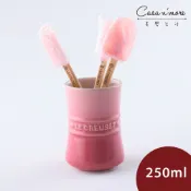 Le Creuset 器皿鏟座組 250ml 附矽膠鏟具 3入 薔薇粉 [美學生活]