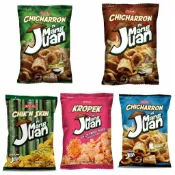 p菲律賓 Chicharron ni Mang Juan 炸豬皮 魷魚 雞肉 仿炸豬皮 青豆酥 爽餅 餅乾 素豬皮