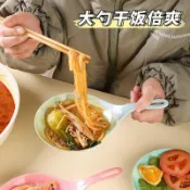 🔥🔥免運/臺灣出貨🔥🔥60克加厚韓國Boki同款勺子網紅吃播大勺子嗦粉乾飯大勺手持螺螄粉