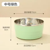 【厚實耐用】特厚不鏽鋼雙層隔熱碗家用食堂防燙泡麪碗兒童碗成人加深碗特厚款露營 烤肉 餐具 水果盤 沙拉盤 甜點盤 盤子