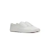 【Keds】經典真皮方頭鞋 奶油白 CHAMPION SQUARE TOE SLIP SOFT LEATHER WH68282 小白鞋 懶人鞋