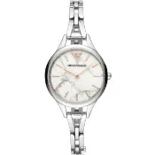 【EMPORIO ARMANI】亞曼尼 Gianni 大理石紋手鍊女錶(AR11167)
