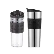 (店+)丹麥 Bodum TRAVEL 雙層、真空隨行杯 咖啡杯 450ml  不鏽鋼款  無雙酚 A 輕量樹脂款 (隨行杯款)