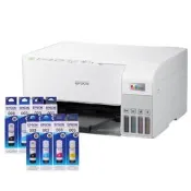 【PChome 24h購物】EPSON L3556 三合一Wi-Fi 智慧遙控連續供墨複合機+2組原廠墨水(1黑3彩) 升級3年保固 R99N
