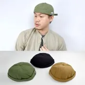 【men life】水兵帽 側邊小插畫DENIM布標(帽子)