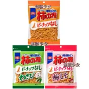 日本 龜田製菓 柿種米果 原味 芥末風味 梅子紫蘇風味 夾鏈袋裝