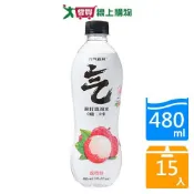 愛買線上購物 元氣森林荔枝味蘇打氣泡水480mlx15入/箱【愛買】