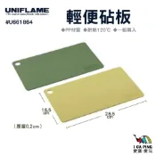 【UNIFLAME】輕便砧板(2枚入) U661864 砧板 輕量 切菜板 水果砧版 愛露愛玩