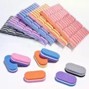 臺灣出🚚【50入！超多！】美甲小海綿 挫美甲工具 修型 打磨 指甲銼 雙面拋光塊 穿戴甲 工具包 專用704