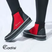ADISI 短筒潛水鞋 AS11107【黑紅】 / 溯溪鞋 浮潛 膠鞋 城市綠洲