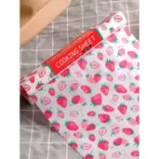 台灣出貨丨烘焙紙草莓圖案防油紙飯團漢堡包裝紙隔油紙料理墊紙三明治紙
