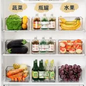【廚房用品專區】冰箱整理盒收納盒雞蛋保鮮盒冷凍專用廚房水果蔬菜分裝籃儲物神器