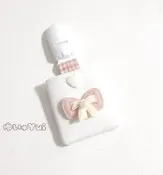 唯小伊手作＊珍珠蝴蝶結(布貼款)＊小平安符袋/護身符袋/香火袋＊八卦符適用