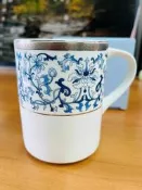 R&D 骨瓷 馬克杯 銀白 正品 