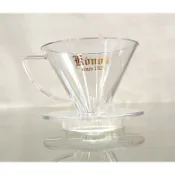 【啡苑雅號】KONO 名門 日本原裝 錐型濾杯 第三代90周年透明限量版 1~2人 透明 MDK-21