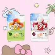 /•᷅‎‎•᷄\୭ 在台現貨 ⑅︎* 日本 7-Eleven Premium 鹽味梅子軟糖、荔枝風味鹽味軟糖