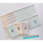 比得兔/彼得兔 紗布無捻大方巾/洗臉毛巾 毛巾 手帕