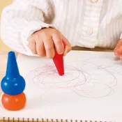 【東洋文具】日本進口 Baby Color Crayon 兒童蠟筆 無毒蠟筆 幼兒安全蠟筆 6色 12色