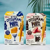 日韓小潼 日本 glico 固力果 PRETZ 普力滋 餅乾棒 煙燻培根味 燻製起司味 40本入 兩款供選｜全店$299 全家取貨免運｜滿額折500｜APP下單最高賺19%點數⚡