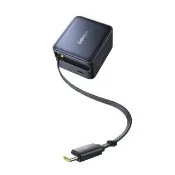 【BASEUS倍思】35W Super GaN氮化鎵2C伸縮線快充充電器CCSPC35CC