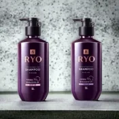  (特價出清)韓國 呂 RYO 滋養韌髮 9EX 強化滋養髮根護理洗髮精 400ml    62817中乾性(紫瓶粉標)