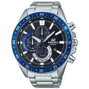 大高雄鐘錶城 CASIO卡西歐 EDIFICE EFV-620D-1A2V 三眼運動計時腕表 / 藍黑 50.5mm｜樂天領券現折★全館特惠中★指定刷卡回饋10%