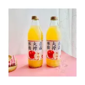 (店+)貓咪姐妹 Shiny株式會社 青森丸搾蘋果汁 1000ML青森林檎玻璃瓶蘋果汁 青森蘋果汁 蘋果汁 日本蘋果汁 即飲果汁