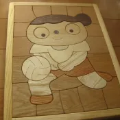 Pinkoi 代購 - 木製拼圖（排球）