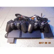 PS2主機改機直讀+原廠震動手把x2+8M記憶卡+線材 改機不挑片 直購價3500元 桃園《蝦米小鋪》