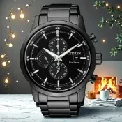 CITIZEN 星辰 光動能城市計時碼錶 開學換新季 送禮推薦-黑/43mm CA0615-59E