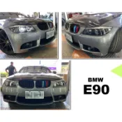 小亞車燈＊全新 BMW E90 320 323 LCI 後期 前保桿 M3樣式 空力套件 前大包 素材