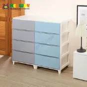 KEYWAY 聯府 時尚屋KD四層櫃(藍/灰) KD401 KD402 【139百貨】